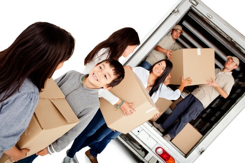 Man with van removal service helping with a local move in Southlambeth