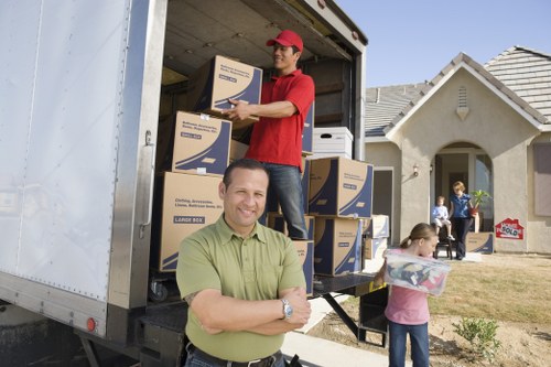Professional packing materials and organised boxes ready for relocation