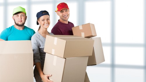 Customer confirming removal booking details and service schedule