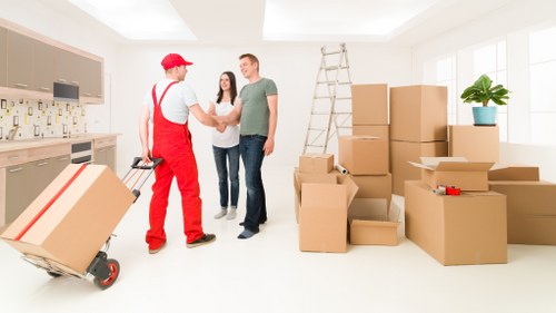 Local moving service supporting a Southlambeth office relocation