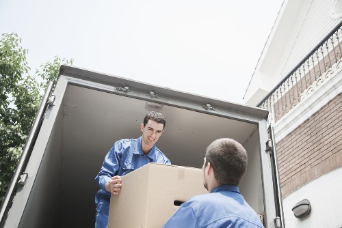 Removal van ready for a Southlambeth customer relocation