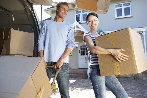 Careful furniture loading during a Southlambeth home removal